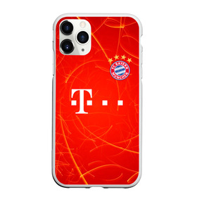 Чехол для iPhone 11 Pro матовый с принтом BAYERN MUNCHEN. , Силикон |  | fc | fc bayern munich | football | football club | sport | клуб германии | мюнхен | немецкий футбольный клуб | спорт | уефа | униформа | фирменные цвета | фк | футбол | футбольный клуб | футбольный клуб бавария