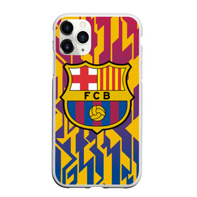 Чехол для iPhone 11 Pro матовый с принтом FC BARCELONA. , Силикон |  | barca | barcelona | fc barca | барка | барселона