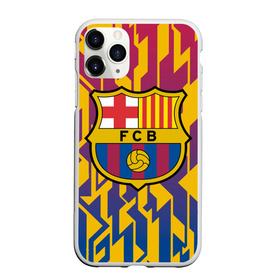 Чехол для iPhone 11 Pro матовый с принтом FC BARCELONA. , Силикон |  | Тематика изображения на принте: barca | barcelona | fc barca | барка | барселона