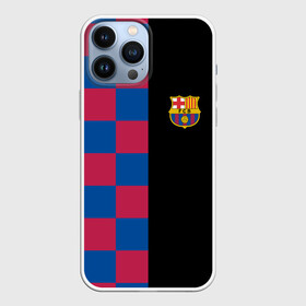 Чехол для iPhone 13 Pro Max с принтом BARSELONA. ,  |  | Тематика изображения на принте: fc | fc barcelona | football | football club | sport | барса | испанский футбольный клуб | спорт | уефа | униформа | фирменные цвета | фк | фк барселона | футбол | футбольный клуб