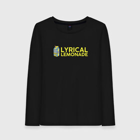 Женский лонгслив хлопок с принтом Lyrical Lemonade , 100% хлопок |  | benet | bennett | cole | lemonade | lyrical | беннетт | коул | лемонад | лемонаде | лемонэйд | лимонад | лимонэйд | лирикал | лирикл