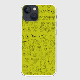 Чехол для iPhone 13 mini с принтом покемоны ,  |  | 2019 | detective pikachu | pikachu | pokemon | pokemon detective pikachu | pokemon go | pokmon | ryan reynolds | детектив пикачу | пикачу | покемон | покемоны | фильм
