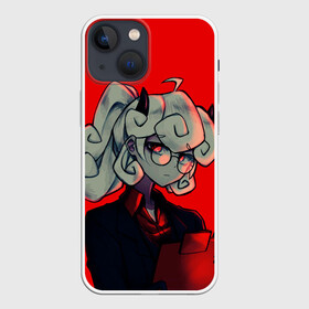 Чехол для iPhone 13 mini с принтом Чудесная Пандемоника ,  |  | anime | azazel | hell | helltaker | justice | lucifer | malina | modeus | pandemonica | zdrada | ад | аниме | демон | демонесса | здрада | люцифер | малина | модеус | пандемоника | правосудие | хеллтейкер | хэлтейкер | цербер