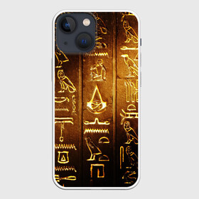 Чехол для iPhone 13 mini с принтом ASSASSIN S CREED l ORIGINS(S) ,  |  | Тематика изображения на принте: black flag | brotherhood | chronicles | creed | game | origins | revelations | rogue | syndicate | unity | valhalla | альтаир | ассасин | игры | кинжал | пираты