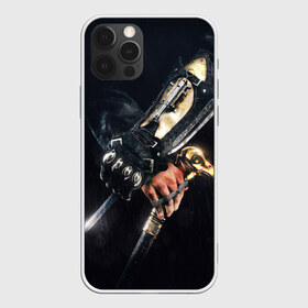 Чехол для iPhone 12 Pro Max с принтом ASSASSIN`S CREED l SYNDICATE , Силикон |  | black flag | brotherhood | chronicles | creed | game | origins | revelations | rogue | syndicate | unity | valhalla | альтаир | ассасин | игры | кинжал | пираты