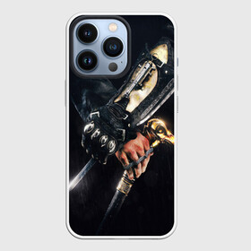 Чехол для iPhone 13 Pro с принтом ASSASSIN S CREED l SYNDICATE ,  |  | Тематика изображения на принте: black flag | brotherhood | chronicles | creed | game | origins | revelations | rogue | syndicate | unity | valhalla | альтаир | ассасин | игры | кинжал | пираты