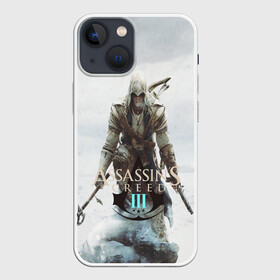 Чехол для iPhone 13 mini с принтом ASSASSIN S CREED lll ,  |  | black flag | brotherhood | chronicles | creed | game | origins | revelations | rogue | syndicate | unity | valhalla | альтаир | ассасин | игры | кинжал | пираты