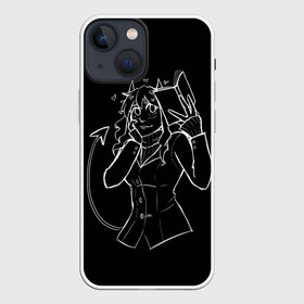 Чехол для iPhone 13 mini с принтом ЛЮБЛЮ КНИГИ ,  |  | anime | azazel | hell | helltaker | justice | lucifer | malina | modeus | pandemonica | zdrada | ад | аниме | демон | демонесса | здрада | книги | люцифер | малина | модеус | пандемоника | хеллтейкер | хэлтейкер | цербер | яп