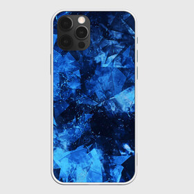 Чехол для iPhone 12 Pro Max с принтом Blue Abstraction , Силикон |  | Тематика изображения на принте: abstraction | blue | geometry | stripes | texture | абстракция | геометрия | осколки | синий | стекло | текстура | узоры