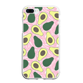 Чехол для iPhone 7Plus/8 Plus матовый с принтом avocado , Силикон | Область печати: задняя сторона чехла, без боковых панелей | avocado | авокадо | веганство | вегетарианство | еда | зеленый | земля | зож | листья | овощи | позиция | природа | фрукты