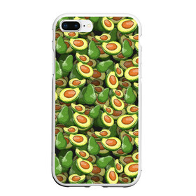 Чехол для iPhone 7Plus/8 Plus матовый с принтом avocado , Силикон | Область печати: задняя сторона чехла, без боковых панелей | avocado | авокадо | веганство | вегетарианство | еда | зеленый | земля | зож | листья | овощи | позиция | природа | фрукты