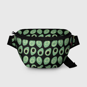 Поясная сумка 3D с принтом avocado , 100% полиэстер | плотная ткань, ремень с регулируемой длиной, внутри несколько карманов для мелочей, основное отделение и карман с обратной стороны сумки застегиваются на молнию | avocado | авокадо | веганство | вегетарианство | еда | зеленый | земля | зож | листья | овощи | позиция | природа | фрукты