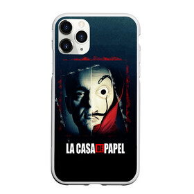 Чехол для iPhone 11 Pro Max матовый с принтом Бумажный дом , Силикон |  | la casa de papel | бумажный дом | маски | профессор | сальватор дали