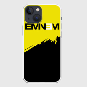 Чехол для iPhone 13 mini с принтом Eminem ,  |  | aftermath | hip | hop | kamikaze | music | music to be murdered by | rap | remastered | vevo | маршалл брюс мэтерс | слим шейди | эминем