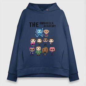 Женское худи Oversize хлопок с принтом The umbrella academy (Z) , френч-терри — 70% хлопок, 30% полиэстер. Мягкий теплый начес внутри —100% хлопок | боковые карманы, эластичные манжеты и нижняя кромка, капюшон на магнитной кнопке | dark horse comics | the umbrella academy | академия амбрелла | белая скрипка | бен харгривз | комикс | комильфо | космобой | кракен | реджинальд харгривз | сеанс | слух