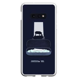 Чехол для Samsung S10E с принтом Чёрное зеркало , Силикон | Область печати: задняя сторона чехла, без боковых панелей | black mirror | netflix | pig | сериал | сериалы | чёрное зеркало