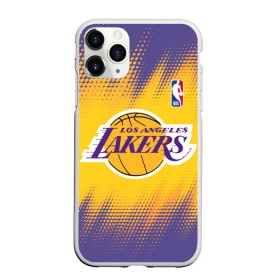 Чехол для iPhone 11 Pro Max матовый с принтом Los Angeles Lakers , Силикон |  | basketball | game | lakers | los angeles | los angeles lakers | nba | sport | баскетбол | игра | лейкерс | лос анджелес | лос анджелес лейкерс | нба | спорт