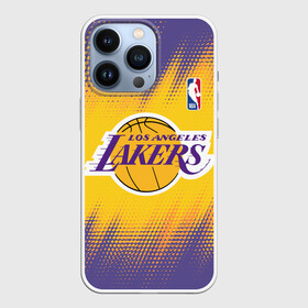 Чехол для iPhone 13 Pro с принтом Los Angeles Lakers ,  |  | basketball | game | lakers | los angeles | los angeles lakers | nba | sport | баскетбол | игра | лейкерс | лос анджелес | лос анджелес лейкерс | нба | спорт