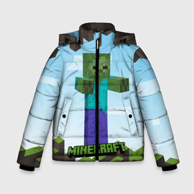 Зимняя куртка для мальчиков 3D с принтом Minecraft , ткань верха — 100% полиэстер; подклад — 100% полиэстер, утеплитель — 100% полиэстер | длина ниже бедра, удлиненная спинка, воротник стойка и отстегивающийся капюшон. Есть боковые карманы с листочкой на кнопках, утяжки по низу изделия и внутренний карман на молнии. 

Предусмотрены светоотражающий принт на спинке, радужный светоотражающий элемент на пуллере молнии и на резинке для утяжки | minecraft | копатель | кубики | майкрафт | майнкрафт | мморг | мультиплеер | пиксели | пиксельная игра | развивающая игра | рпг | строительство | стройка