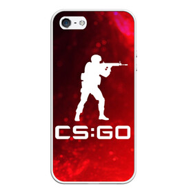 Чехол для iPhone 5/5S матовый с принтом CS GO КС ГО , Силикон | Область печати: задняя сторона чехла, без боковых панелей | Тематика изображения на принте: asiimov | counter | counter strike | counterstrike | cs go | cs:go | csgo | global | offensive | strike | гоу | каэс | контер | контр | контра | контрстрайк | кс го | кс:го | ксго | страйк | сы пщ