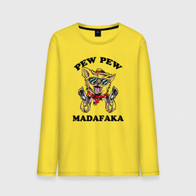 Мужской лонгслив хлопок с принтом Pew Pew Madafaka , 100% хлопок |  | cowboy | dog | doggy | mazafaka | meme | memes | western | вестерн | звук стрельбы | и тут я начинаю шмалять | ковбой | мем | мемас | мемасик | мемы | пистолеты | пиу пиу | с пистолетами | собака | собачка | стрел