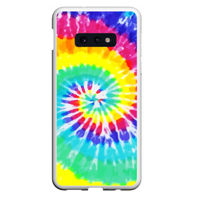 Чехол для Samsung S10E с принтом TIE-DYE СТЕНА , Силикон | Область печати: задняя сторона чехла, без боковых панелей | abstract | abstraction | color | geometry | paitnt | psy | абстракция | геометрия | краски | неоновые | психоделика