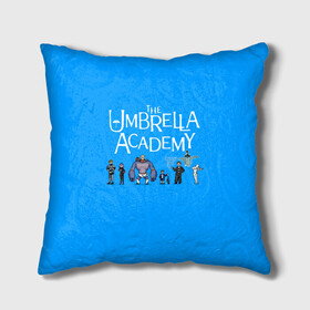 Подушка 3D с принтом The umbrella academy , наволочка – 100% полиэстер, наполнитель – холлофайбер (легкий наполнитель, не вызывает аллергию). | состоит из подушки и наволочки. Наволочка на молнии, легко снимается для стирки | dark horse comics | netflix | the umbrella academy | umbrella | академия амбрелла | белая скрипка | бен харгривз | комикс | комильфо | космобой | кракен | реджинальд харгривз | сеанс | слух