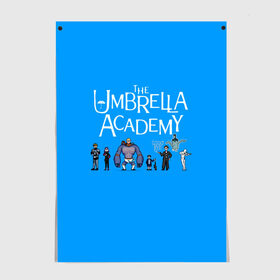 Постер с принтом The umbrella academy , 100% бумага
 | бумага, плотность 150 мг. Матовая, но за счет высокого коэффициента гладкости имеет небольшой блеск и дает на свету блики, но в отличии от глянцевой бумаги не покрыта лаком | dark horse comics | netflix | the umbrella academy | umbrella | академия амбрелла | белая скрипка | бен харгривз | комикс | комильфо | космобой | кракен | реджинальд харгривз | сеанс | слух