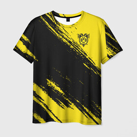 Мужская футболка 3D с принтом Borussia , 100% полиэфир | прямой крой, круглый вырез горловины, длина до линии бедер | borussia | dortmund | juventus | lfc | sport | спорт | фк | футбол