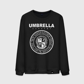 Мужской свитшот хлопок с принтом Академия Амбрелла , 100% хлопок |  | umbrella | umbrella academy | академия амбрелла | амбрелла | герб