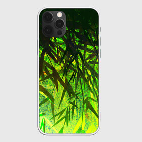 Чехол для iPhone 12 Pro Max с принтом ТРАВА TRAVA , Силикон |  | summer | tropic | жара | летний | лето | отдых | пальмы | природа | текстура | тропикано | тропики