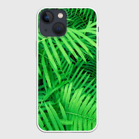 Чехол для iPhone 13 mini с принтом SUMMER TEXTURE ,  |  | summer | tropic | жара | летний | лето | отдых | пальмы | природа | текстура | тропикано | тропики