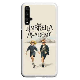 Чехол для Honor 20 с принтом The umbrella academy , Силикон | Область печати: задняя сторона чехла, без боковых панелей | Тематика изображения на принте: dark horse comics | netflix | the umbrella academy | umbrella | академия амбрелла | белая скрипка | бен харгривз | комикс | комильфо | космобой | кракен | реджинальд харгривз | сеанс | слух