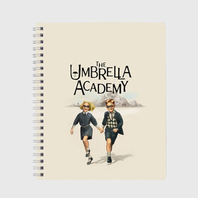 Тетрадь с принтом The umbrella academy , 100% бумага | 48 листов, плотность листов — 60 г/м2, плотность картонной обложки — 250 г/м2. Листы скреплены сбоку удобной пружинной спиралью. Уголки страниц и обложки скругленные. Цвет линий — светло-серый
 | dark horse comics | netflix | the umbrella academy | umbrella | академия амбрелла | белая скрипка | бен харгривз | комикс | комильфо | космобой | кракен | реджинальд харгривз | сеанс | слух