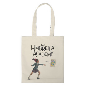 Шоппер 3D с принтом The umbrella academy , 100% полиэстер | Плотность: 200 г/м2; Размер: 34×35 см; Высота лямок: 30 см | dark horse comics | netflix | the umbrella academy | umbrella | академия амбрелла | белая скрипка | бен харгривз | комикс | комильфо | космобой | кракен | реджинальд харгривз | сеанс | слух