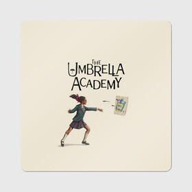 Магнит виниловый Квадрат с принтом The umbrella academy , полимерный материал с магнитным слоем | размер 9*9 см, закругленные углы | Тематика изображения на принте: dark horse comics | netflix | the umbrella academy | umbrella | академия амбрелла | белая скрипка | бен харгривз | комикс | комильфо | космобой | кракен | реджинальд харгривз | сеанс | слух