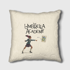 Подушка 3D с принтом The umbrella academy , наволочка – 100% полиэстер, наполнитель – холлофайбер (легкий наполнитель, не вызывает аллергию). | состоит из подушки и наволочки. Наволочка на молнии, легко снимается для стирки | dark horse comics | netflix | the umbrella academy | umbrella | академия амбрелла | белая скрипка | бен харгривз | комикс | комильфо | космобой | кракен | реджинальд харгривз | сеанс | слух