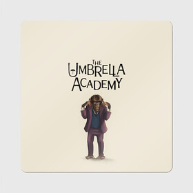 Магнит виниловый Квадрат с принтом The umbrella academy , полимерный материал с магнитным слоем | размер 9*9 см, закругленные углы | Тематика изображения на принте: dark horse comics | netflix | the umbrella academy | umbrella | академия амбрелла | белая скрипка | бен харгривз | комикс | комильфо | космобой | кракен | реджинальд харгривз | сеанс | слух