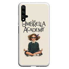 Чехол для Honor 20 с принтом The umbrella academy , Силикон | Область печати: задняя сторона чехла, без боковых панелей | Тематика изображения на принте: dark horse comics | netflix | the umbrella academy | umbrella | академия амбрелла | белая скрипка | бен харгривз | комикс | комильфо | космобой | кракен | реджинальд харгривз | сеанс | слух