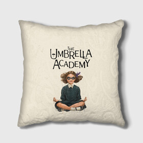 Подушка 3D с принтом The umbrella academy , наволочка – 100% полиэстер, наполнитель – холлофайбер (легкий наполнитель, не вызывает аллергию). | состоит из подушки и наволочки. Наволочка на молнии, легко снимается для стирки | dark horse comics | netflix | the umbrella academy | umbrella | академия амбрелла | белая скрипка | бен харгривз | комикс | комильфо | космобой | кракен | реджинальд харгривз | сеанс | слух