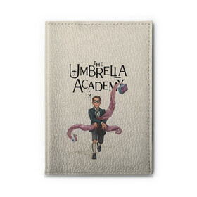 Обложка для автодокументов с принтом The umbrella academy , натуральная кожа |  размер 19,9*13 см; внутри 4 больших “конверта” для документов и один маленький отдел — туда идеально встанут права | dark horse comics | netflix | the umbrella academy | umbrella | академия амбрелла | белая скрипка | бен харгривз | комикс | комильфо | космобой | кракен | реджинальд харгривз | сеанс | слух