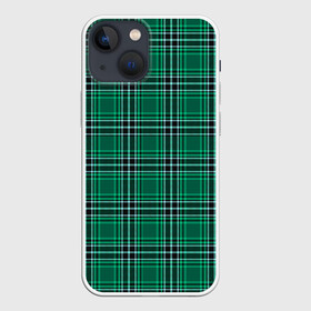 Чехол для iPhone 13 mini с принтом The Gentlemen Green ,  |  | Тематика изображения на принте: boys | cell | gentlmen | pattern | боевик | гайричи | геометрия | джентельмены | джентльмен | квадраты | клетка | клетчатый | комедия | криминал | линии | мужские | пацанские | полоска | полосы | текстура | узор