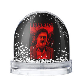 Снежный шар с принтом Пабло (I feel Like Escobar) , Пластик | Изображение внутри шара печатается на глянцевой фотобумаге с двух сторон | барон | вещество | власть | глюк | дурман | зависимость | игла | кайф | кофеин | любовь | мак | морф | пабло | флекс | хайп