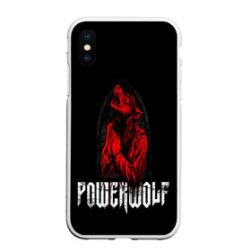 Чехол для iPhone XS Max матовый с принтом POWERWOLF , Силикон | Область печати: задняя сторона чехла, без боковых панелей | hardcore | metal | music | powerwolf | punk | rock | волки | метал | музыка | панк | рок