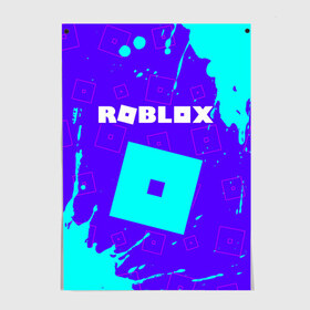 Постер с принтом ROBLOX / РОБЛОКС , 100% бумага
 | бумага, плотность 150 мг. Матовая, но за счет высокого коэффициента гладкости имеет небольшой блеск и дает на свету блики, но в отличии от глянцевой бумаги не покрыта лаком | blocks | blox | game | games | logo | minecraft | mobile | online | roblocks | roblox | robux | studio | блоки | игра | игры | квадрат | квадратик | кщидщч | лого | логотип | майнкрафт | онлайн | роблокс | робукс | символ | символы | студия