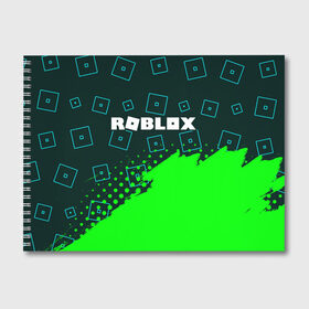 Альбом для рисования с принтом ROBLOX РОБЛОКС , 100% бумага
 | матовая бумага, плотность 200 мг. | Тематика изображения на принте: blocks | blox | game | games | logo | minecraft | mobile | online | roblocks | roblox | robux | studio | блоки | игра | игры | квадрат | квадратик | кщидщч | лого | логотип | майнкрафт | онлайн | роблокс | робукс | символ | символы | студия