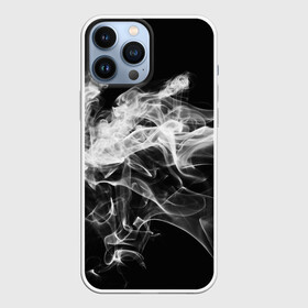 Чехол для iPhone 13 Pro Max с принтом СЕРЫЙ ДЫМ ,  |  | fire | flame | in fire | smoke | в огне | дым | огненный | огонь | текстуры