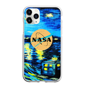 Чехол для iPhone 11 Pro Max матовый с принтом NASA ВАНГОГ NASA , Силикон |  | galaxy | nasa | nebula | space | star | абстракция | вангог | вселенная | галактика | звезда | звезды | космический | наса | планеты