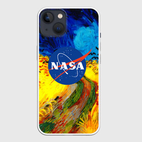 Чехол для iPhone 13 с принтом NASA   ВАНГОГ NASA ,  |  | galaxy | nasa | nebula | space | star | абстракция | вангог | вселенная | галактика | звезда | звезды | космический | наса | планеты