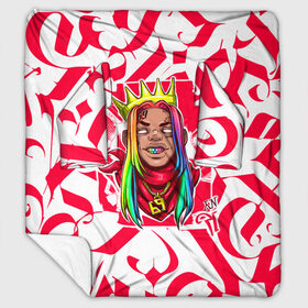 Плед с рукавами с принтом 6ix9ine Tekashi , 100% полиэстер | Закругленные углы, все края обработаны. Ткань не мнется и не растягивается. Размер 170*145 | Тематика изображения на принте: 6ix9ine | gooba | gummo | hip hop | keke | rap | sixnine | tekashi | worldstar | даниэль эрнандес | найн | сикс | сикснайн | такеши